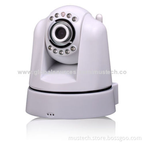 Wireless Indoor Cheap IP Camera for Day/Night, 1/4-inch CMOS Sensor
